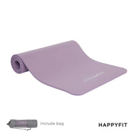 HAPPYFIT Yoga Mat Nbr 10mm Pastel + Bag