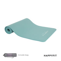 HAPPYFIT Yoga Mat Nbr 10mm Pastel + Bag