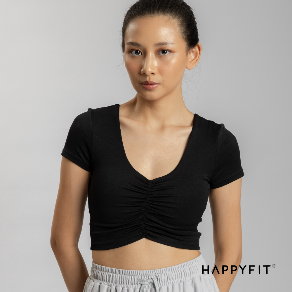 Short sleeve sports 2024 bra