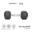 HAPPYFIT Hex Dumbbell