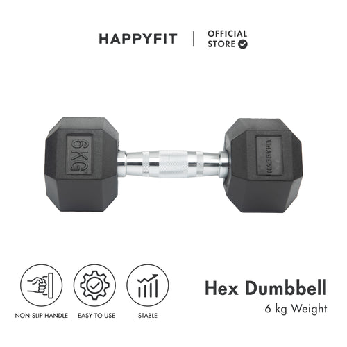 HAPPYFIT Hex Dumbbell