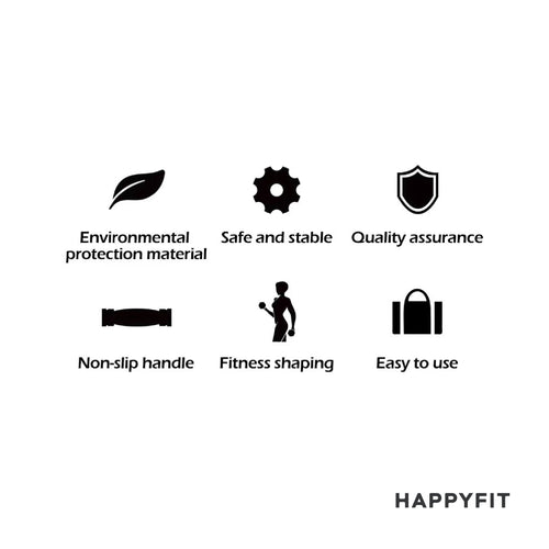 HAPPYFIT Hex Dumbbell