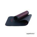 HAPPYFIT Yoga Mat Nbr 10mm Motif + Strap