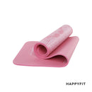 HAPPYFIT Yoga Mat Nbr 10mm Motif + Strap
