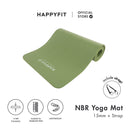 HAPPYFIT Yoga Mat Nbr 15mm Polos + Strap