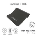 HAPPYFIT Yoga Mat Nbr 15mm Polos + Strap