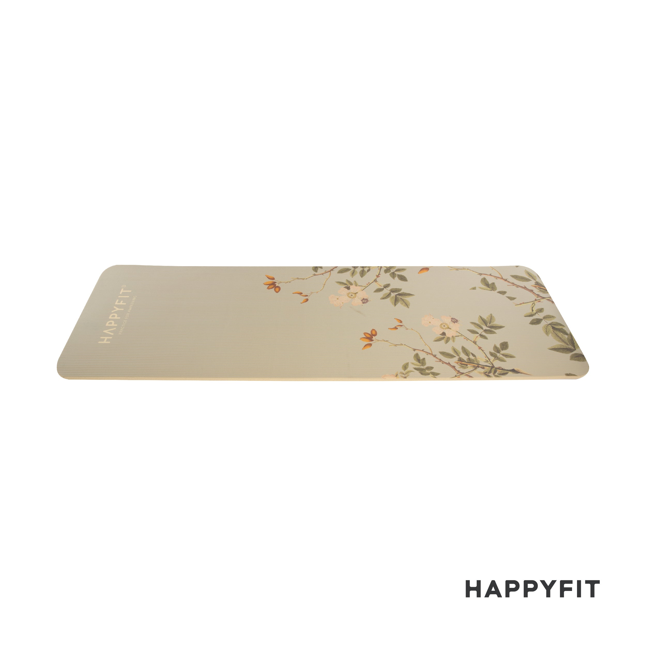 HAPPYFIT Yoga Mat Nbr 15mm Printing + Strap