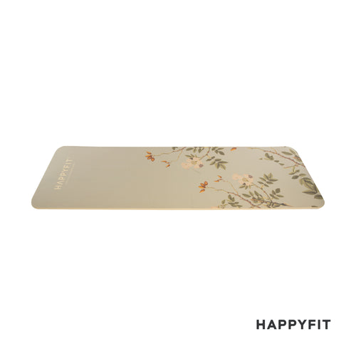 HAPPYFIT Yoga Mat Nbr 15mm Printing + Strap
