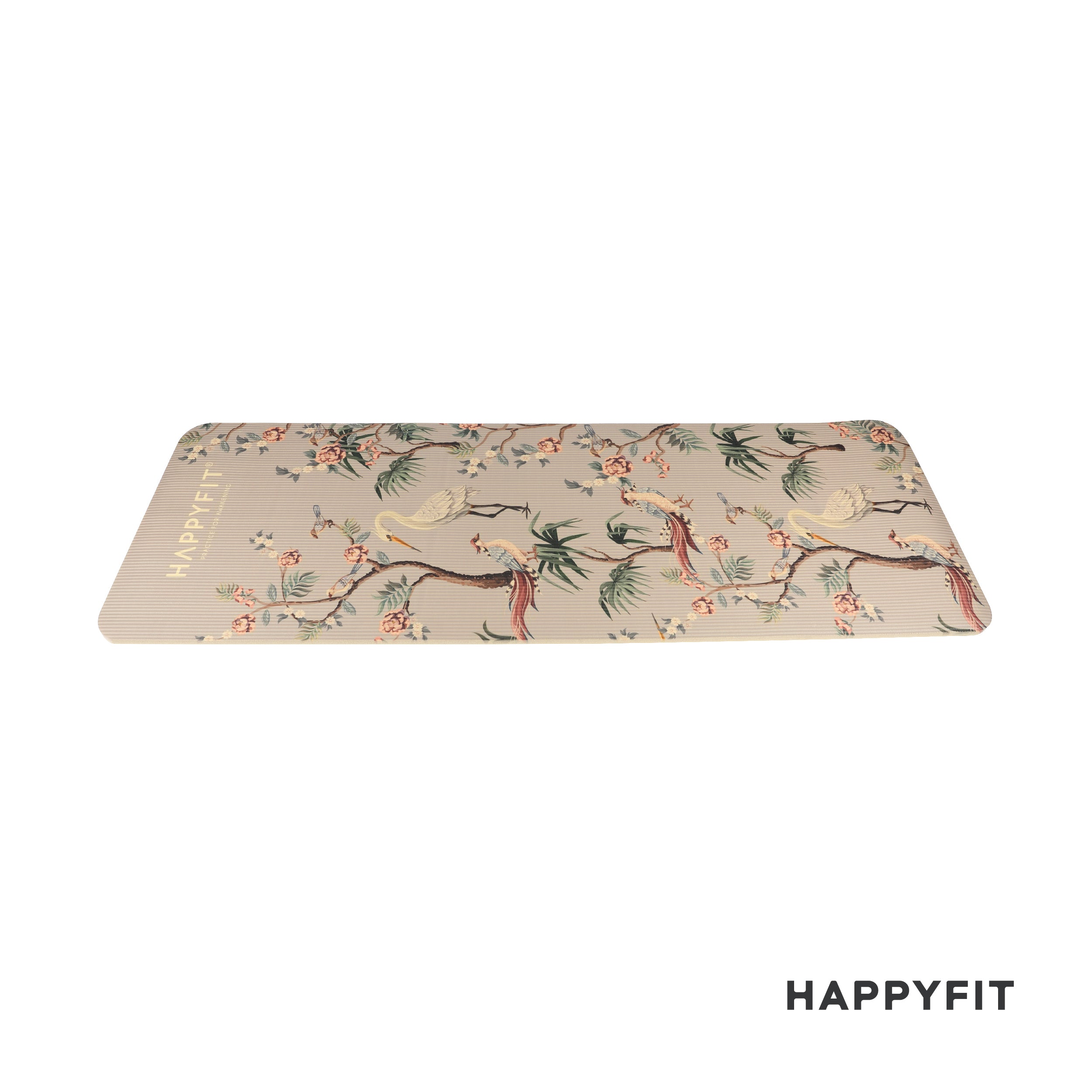 HAPPYFIT Yoga Mat Nbr 15mm Printing + Strap