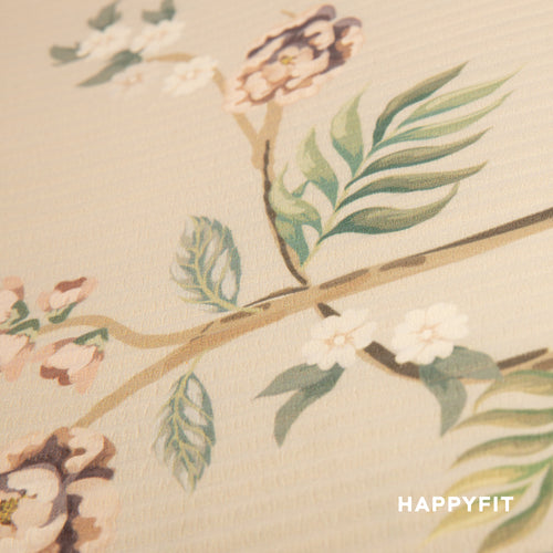 HAPPYFIT Yoga Mat Nbr 15mm Printing + Strap