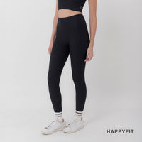 HAPPYFIT Pleated High Waist Leggings