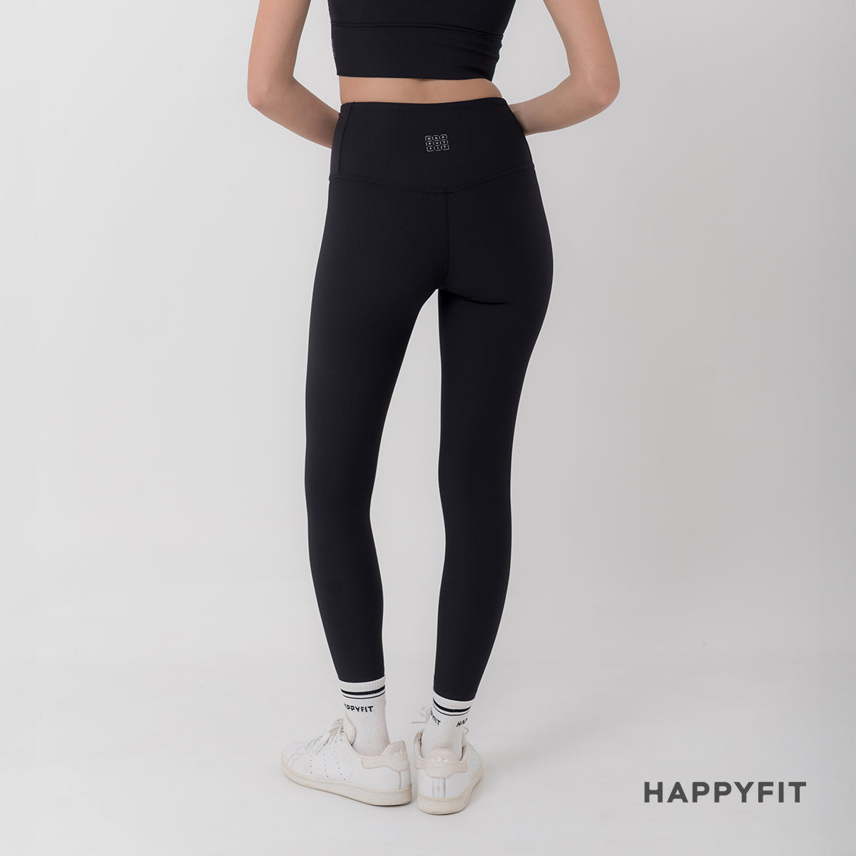 HAPPYFIT Pleated High Waist Leggings