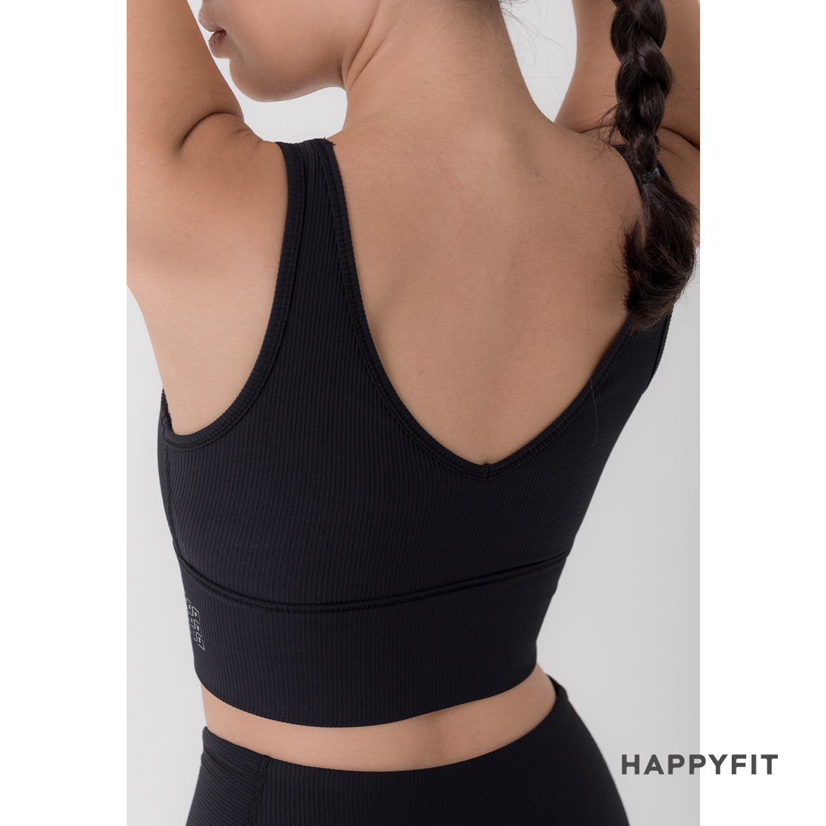 HAPPYFIT Pleated Sports Bra