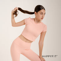 HAPPYFIT Crop Top Ribbed