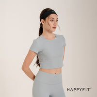 HAPPYFIT Crop Top Ribbed