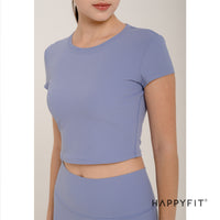 HAPPYFIT Crop Top Ribbed