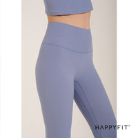 HAPPYFIT Leggings Ribbed Mid High Waist