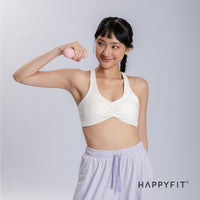 HAPPYFIT Ruched Sports Bra / Bra Olahraga Wanita