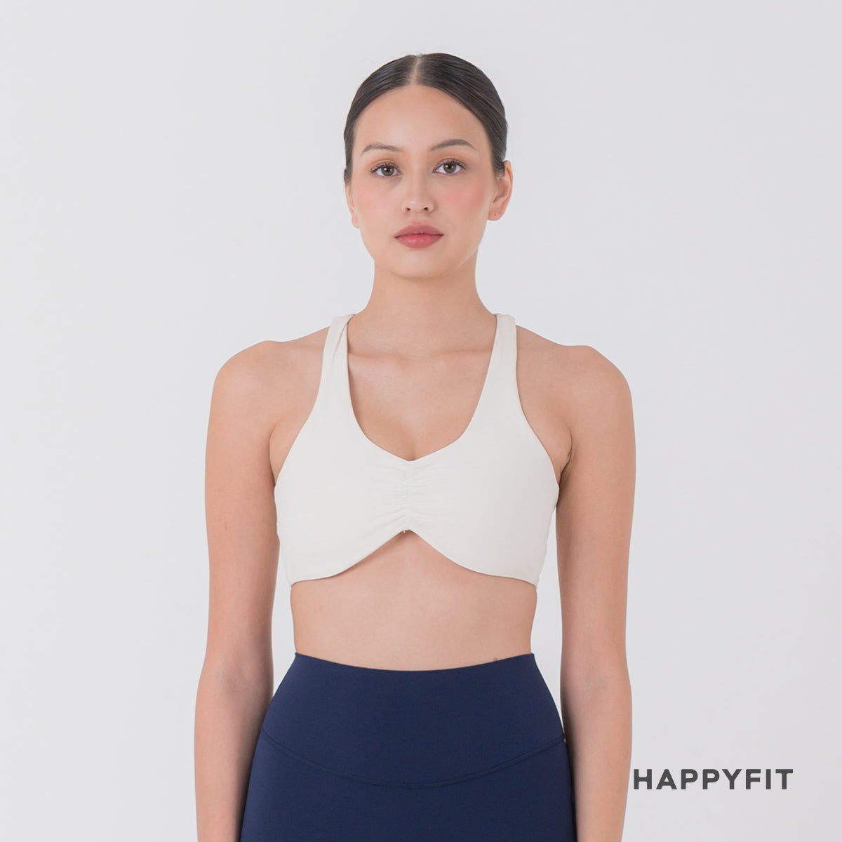HAPPYFIT Ruched Sports Bra / Bra Olahraga Wanita