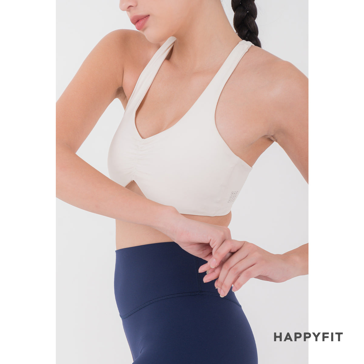 HAPPYFIT Ruched Sports Bra / Bra Olahraga Wanita