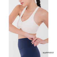 HAPPYFIT Ruched Sports Bra / Bra Olahraga Wanita