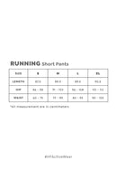 HAPPYFIT Legging Running Short Pants