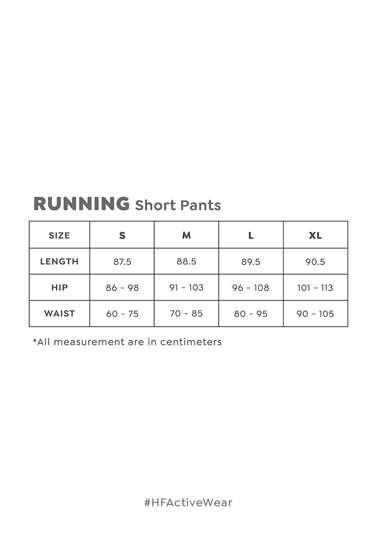 HAPPYFIT Legging Running Short Pants