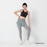 HAPPYFIT Legging Running Short Pants