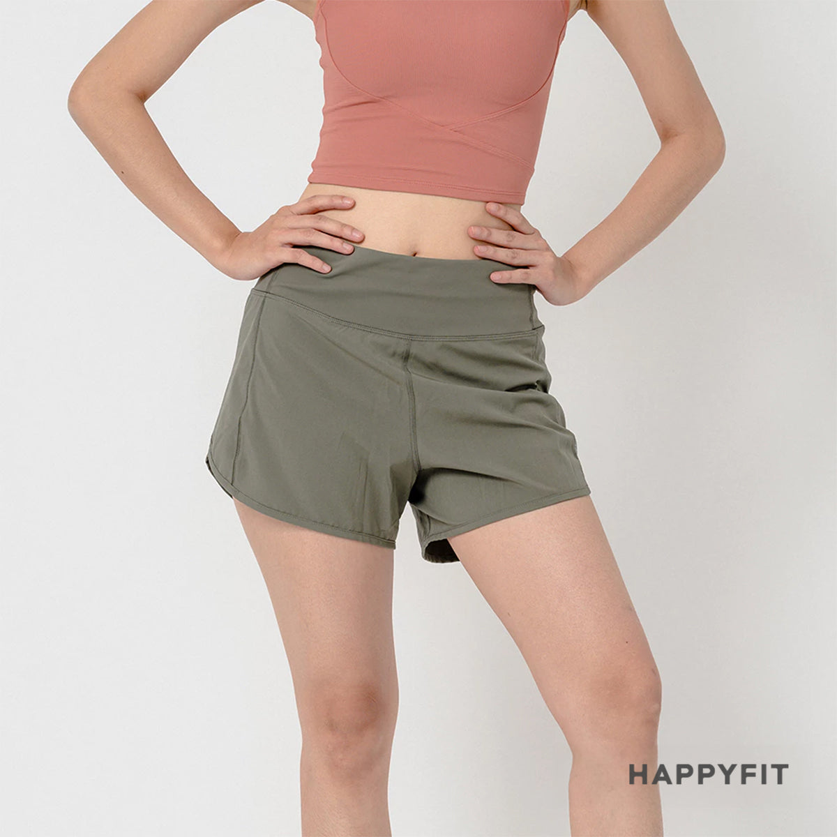 HAPPYFIT Rush And Run Mid Short Pants