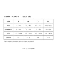 HAPPYFIT Swift Court Tank Bra