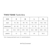 HAPPYFIT Two Tone Tank Bra