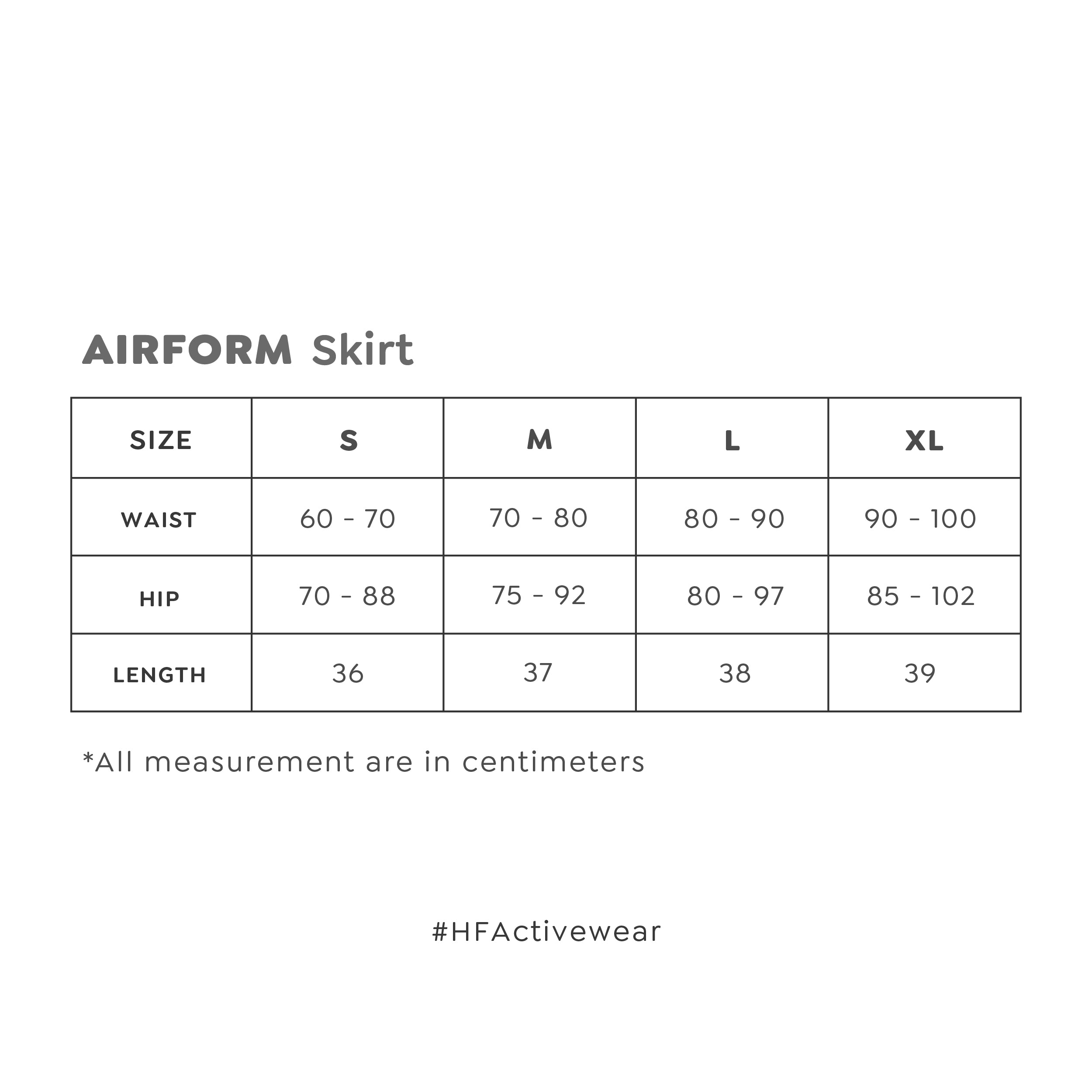 HAPPYFIT Airform Skirt