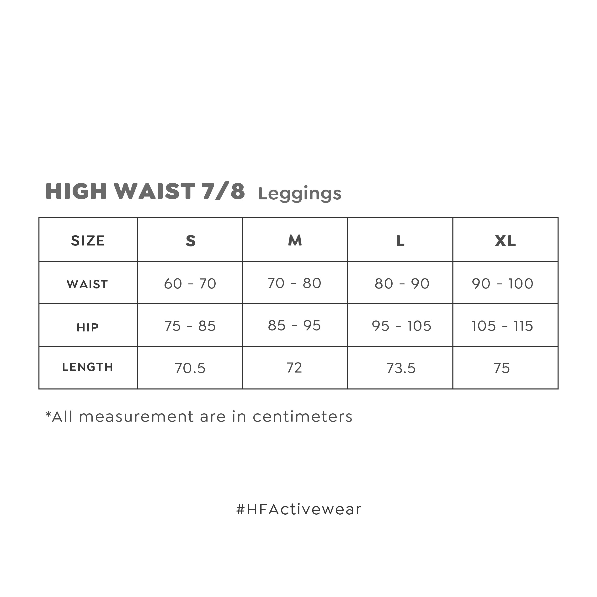 HAPPYFIT High Waist 7/8 Leggings