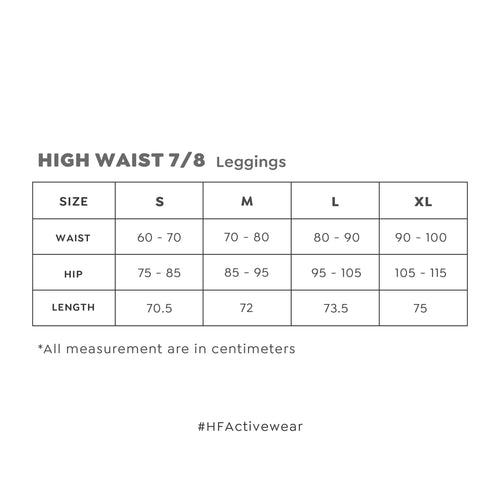 HAPPYFIT High Waist 7/8 Leggings