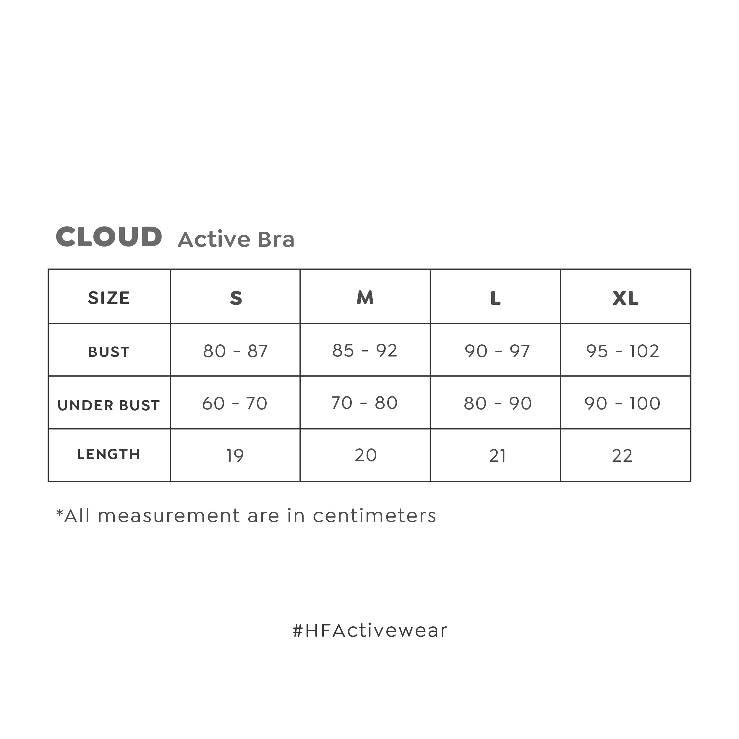 HAPPYFIT Cloud Active Sport Bra