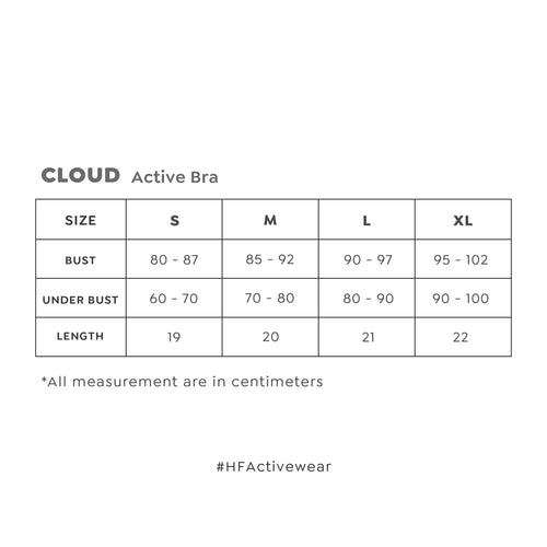 HAPPYFIT Cloud Active Sport Bra