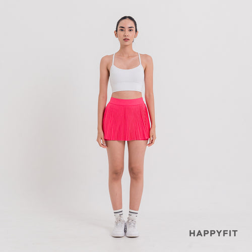 HAPPYFIT High Rise Pleats Tennis Skirt