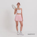 HAPPYFIT High Rise Pleats Tennis Skirt