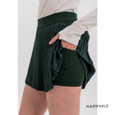 HAPPYFIT High Rise Pleats Tennis Skirt