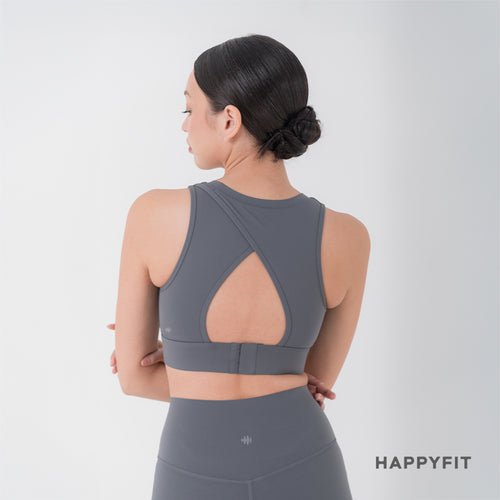 HAPPYFIT Infinity Lycra High Support Sports Bra
