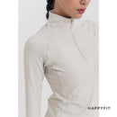 HAPPYFIT Long Sleeve Zip Top