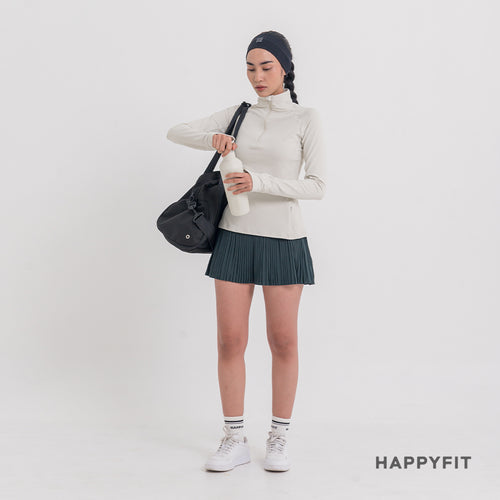 HAPPYFIT Long Sleeve Zip Top