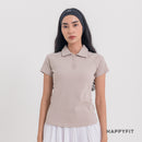 HAPPYFIT Women Swift Polo Top