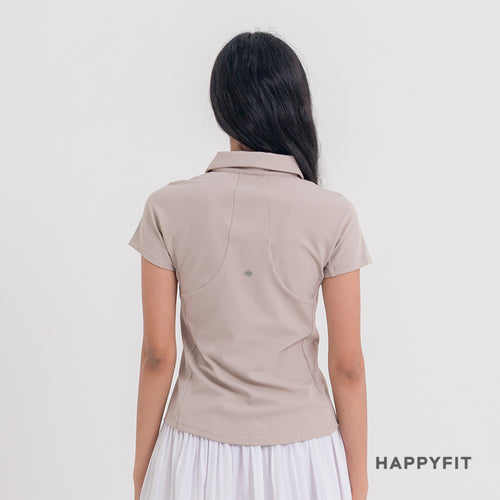 HAPPYFIT Women Swift Polo Top