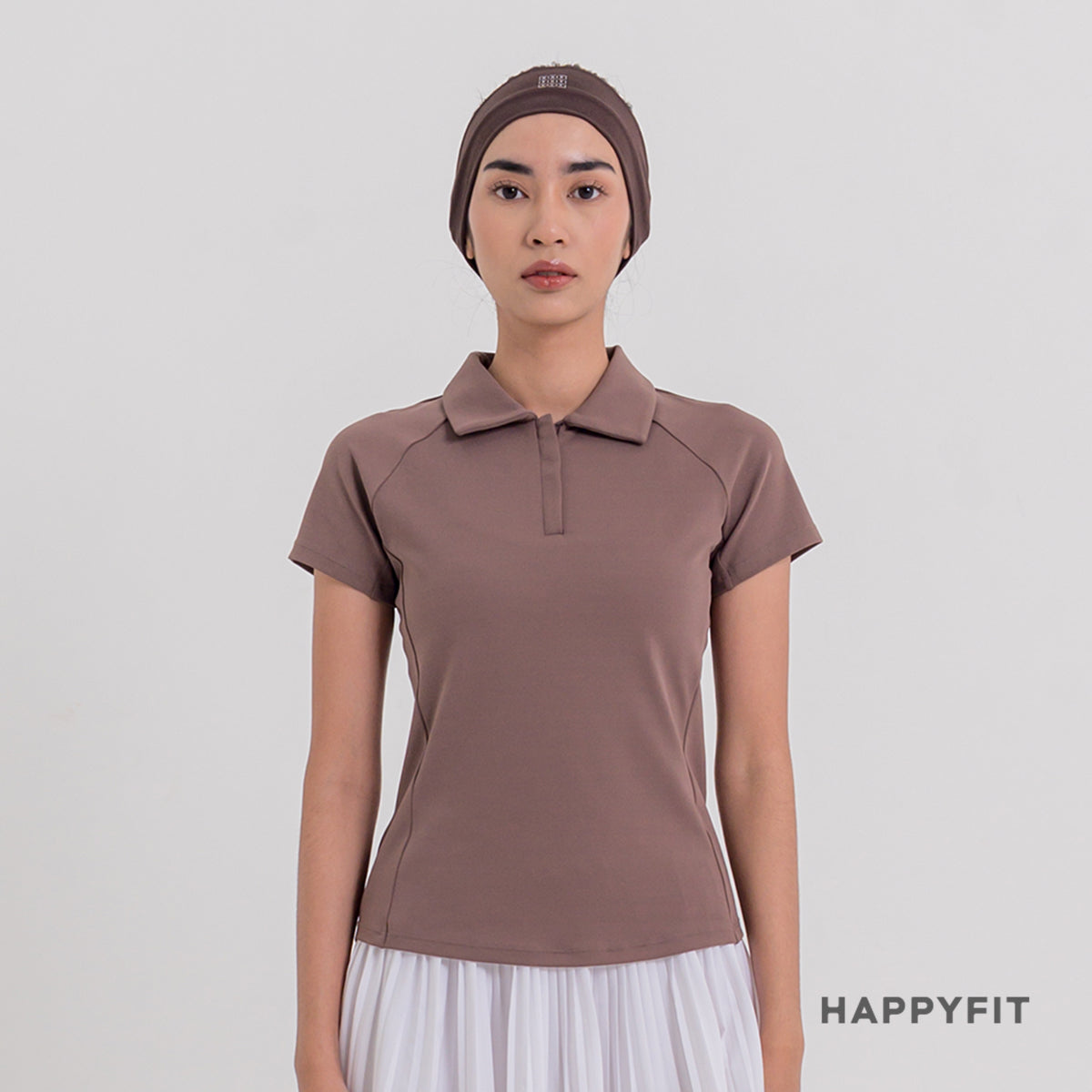 HAPPYFIT Women Swift Polo Top