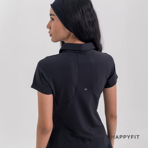 HAPPYFIT Women Swift Polo Top