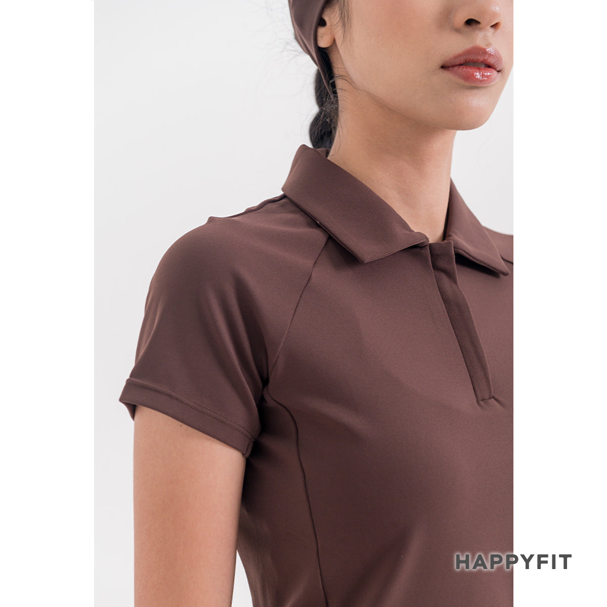 HAPPYFIT Women Swift Polo Top