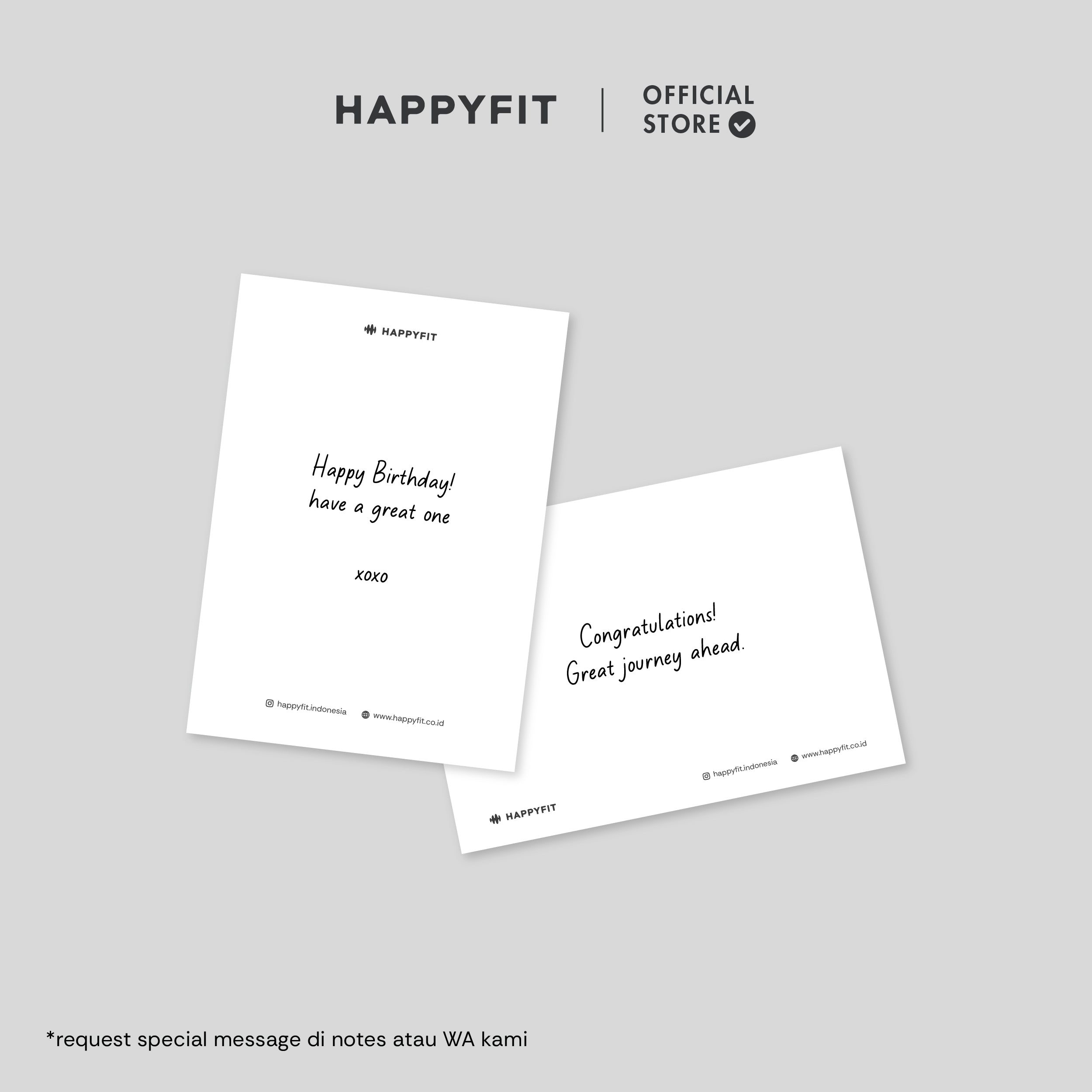 HAPPYFIT Greeting Card