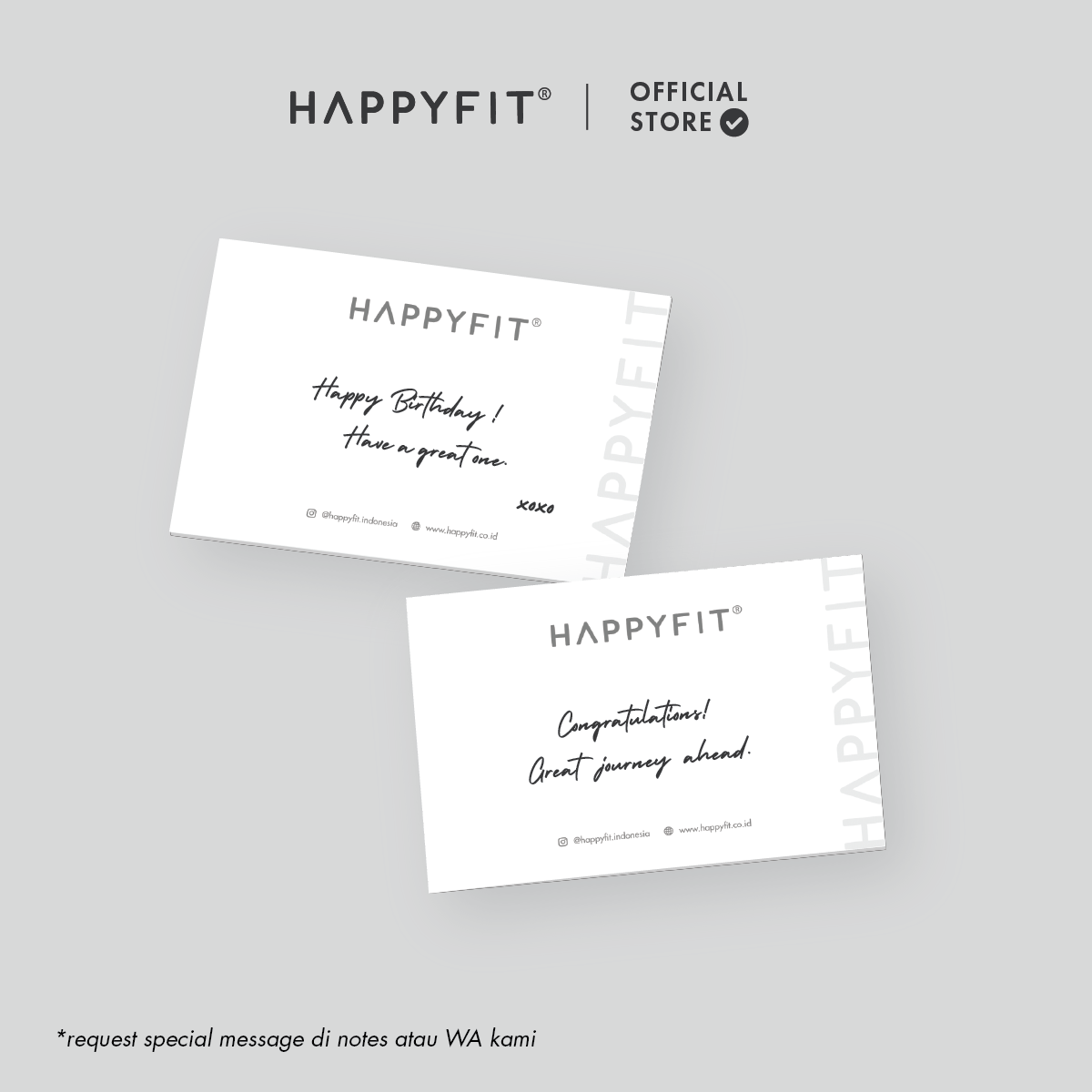 HAPPYFIT Greeting Card