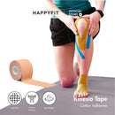 HAPPYFIT Kinesio Support Tape Cotton Coffee